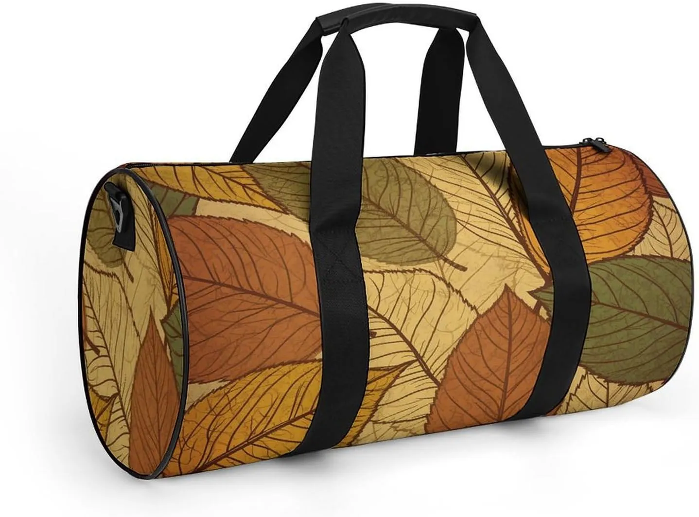 Gym Bags for Men Women Different Color Leaves Duffle Bag Travel Overnight Bag with Shoe Compartment Tote Bags