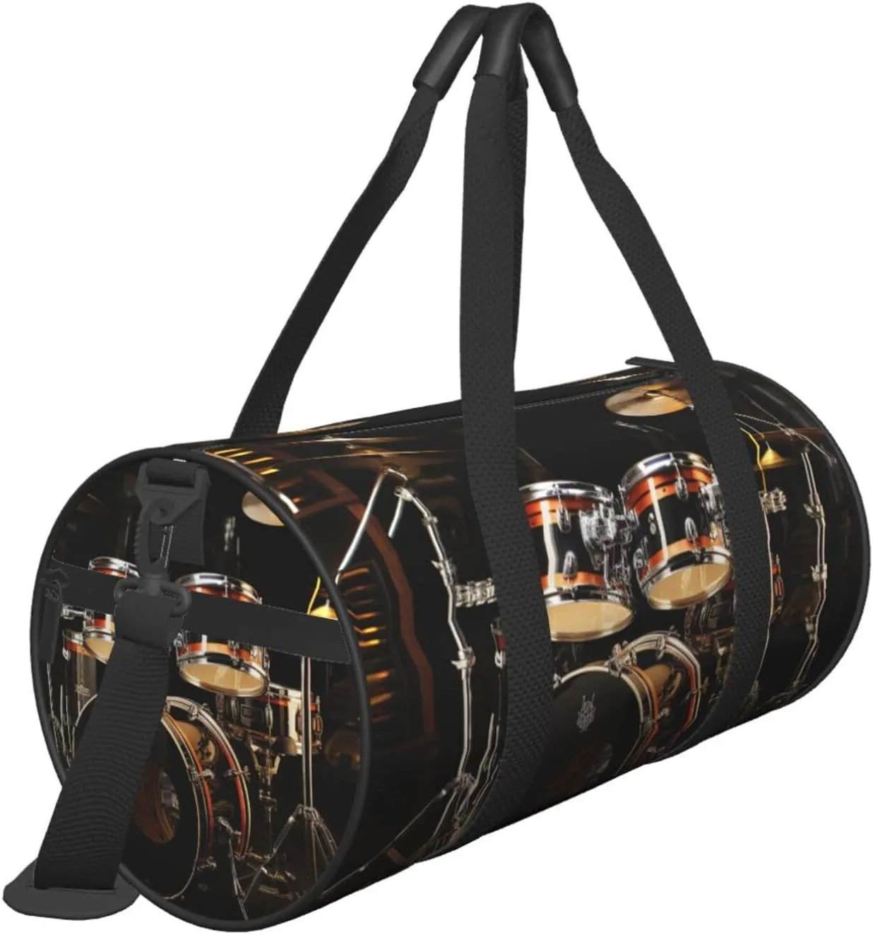 Gym Bags Small Drum Set Duffel Bag Overnight Bag with Shoe Compartment Carryon Bag for Men Women