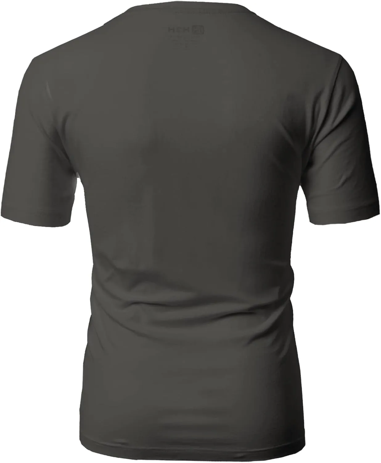H2H Mens Casual Slim Fit Short Sleeve T-Shirts Soft Lightweight V-Neck/Crew-Neck Size XS to 3XL
