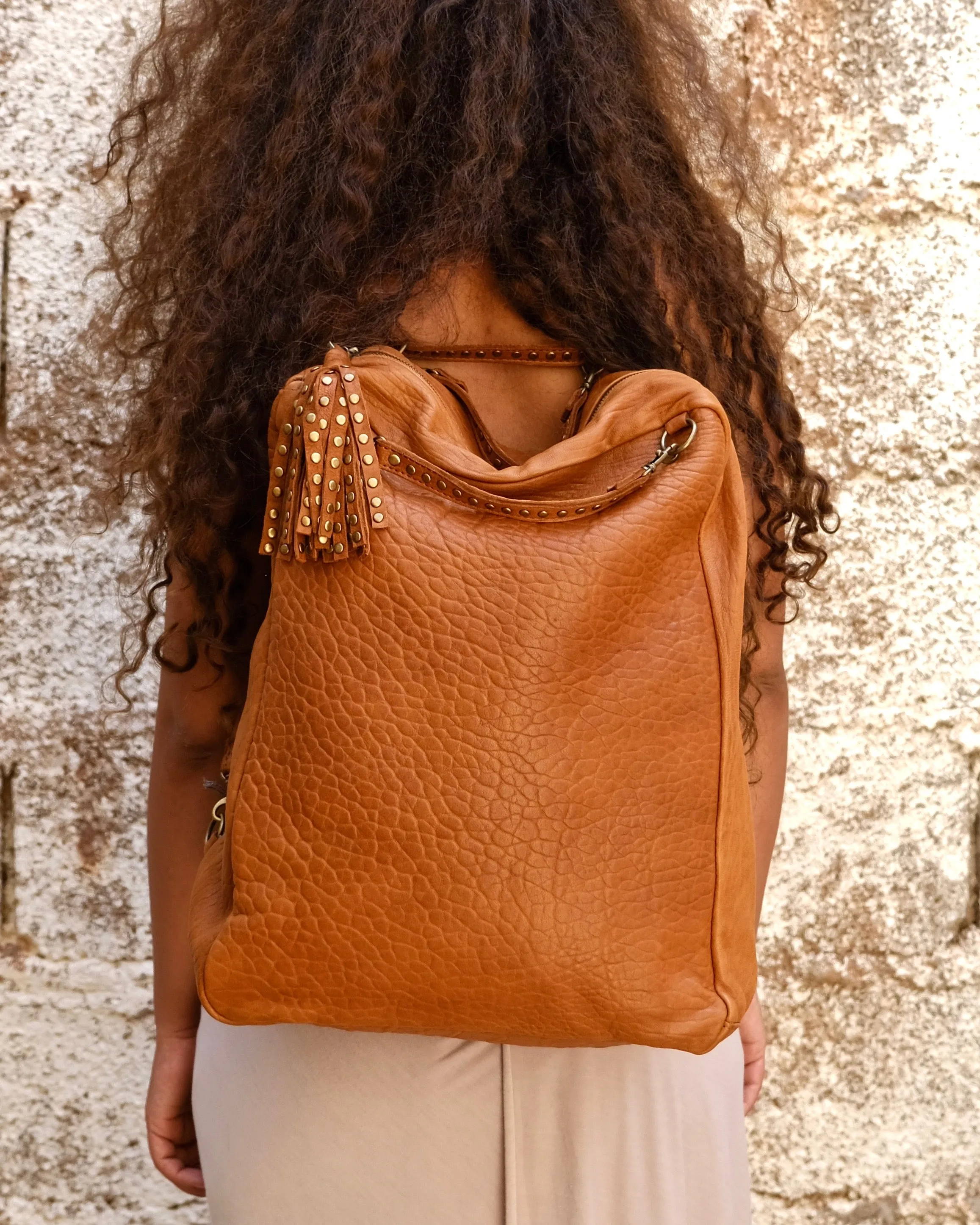 Hamimi Atlas Backpack-Cognac