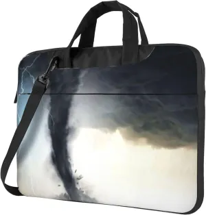 Hawaiian Surfer Sea Palm Trees Retro Laptop Shoulder Bag ​for Men Women, Computer Carrying Case Messenger Bag with Strap
