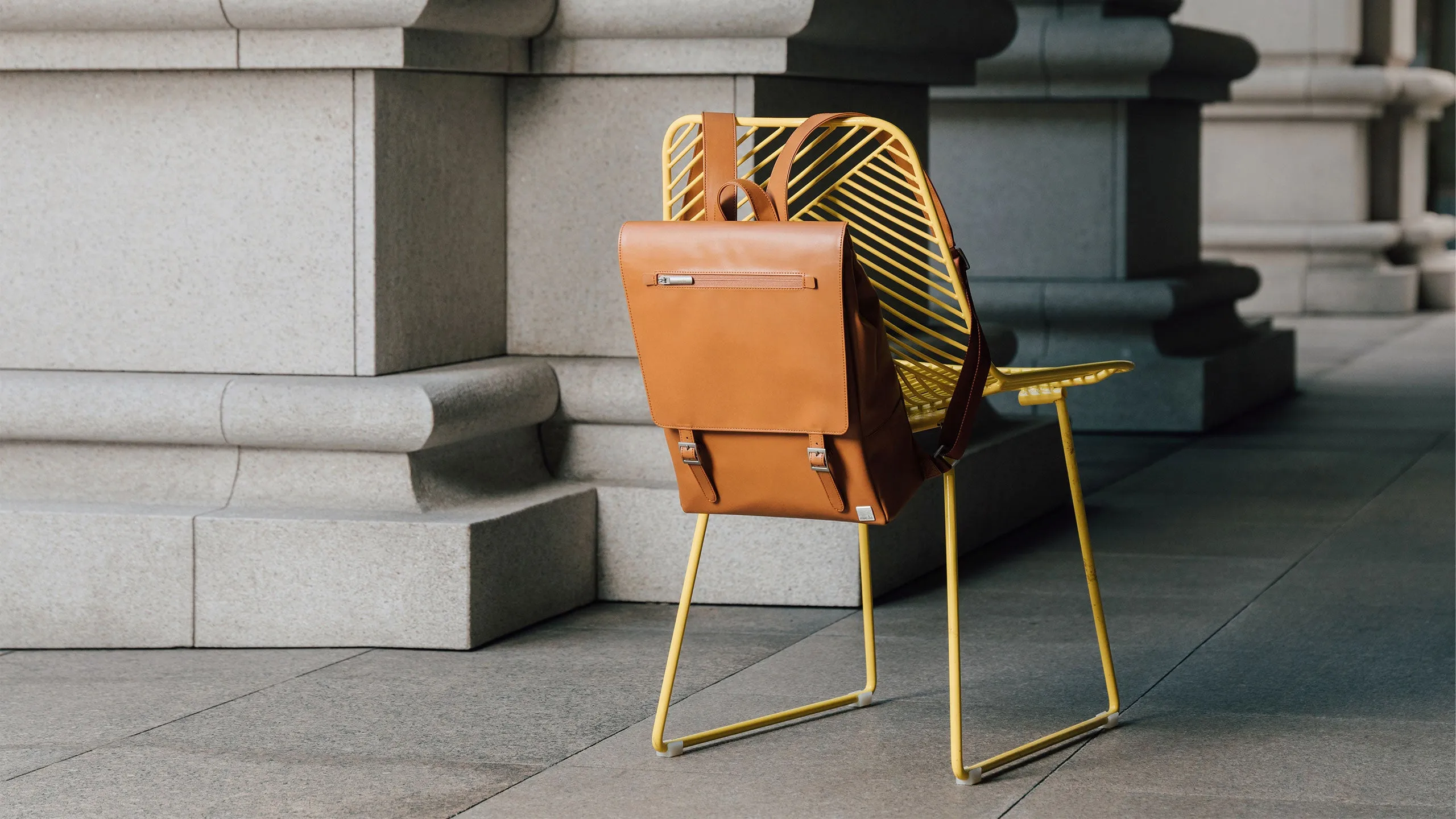 Helios Lite Leather Slim Laptop Backpack