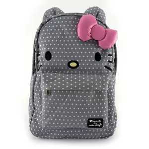 Hello Kitty Grey Polka Dot Backpack