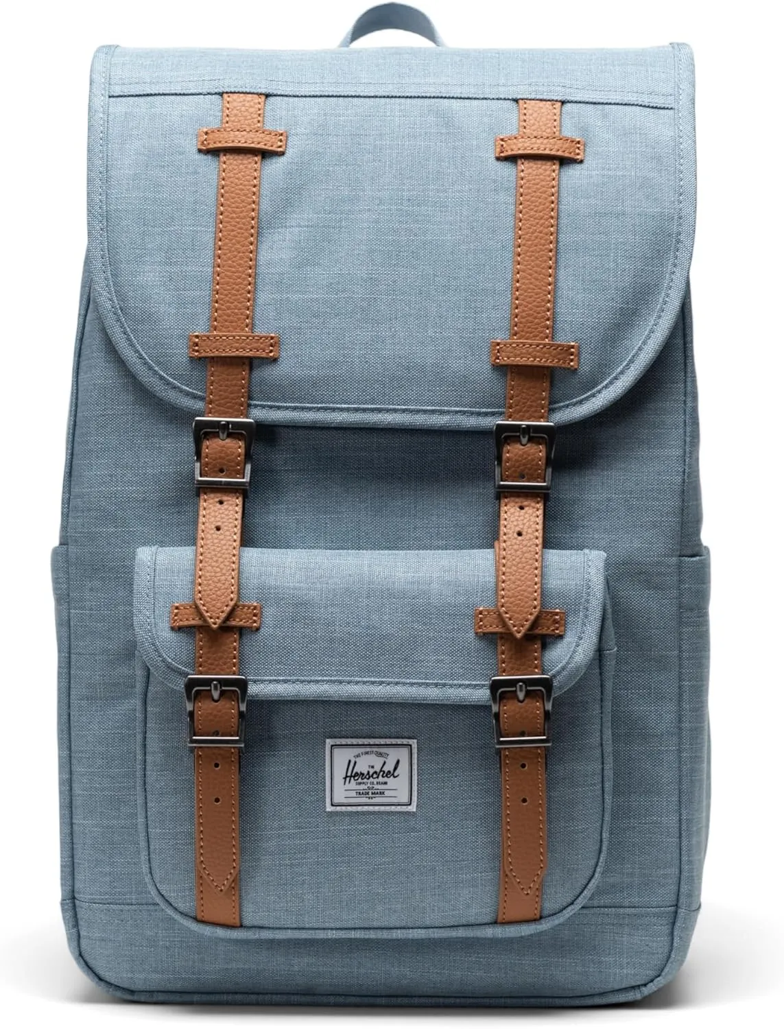 Herschel Supply Co. Little America Mid Backpack, Ashley Blue Crosshatch, One Size