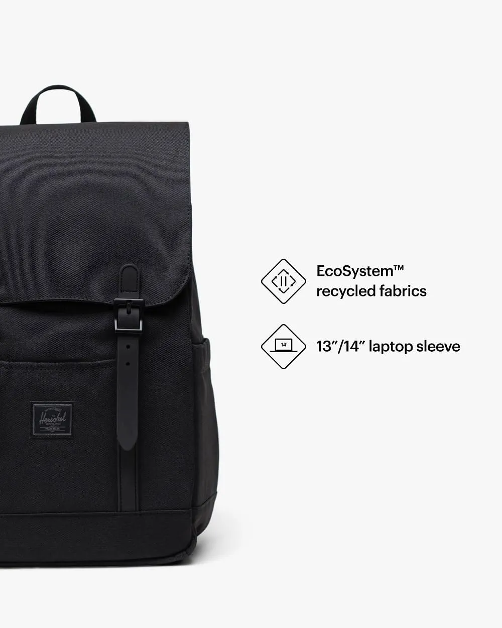 Herschel Supply Co. Retreat Backpack, Black Tonal, Small-17L