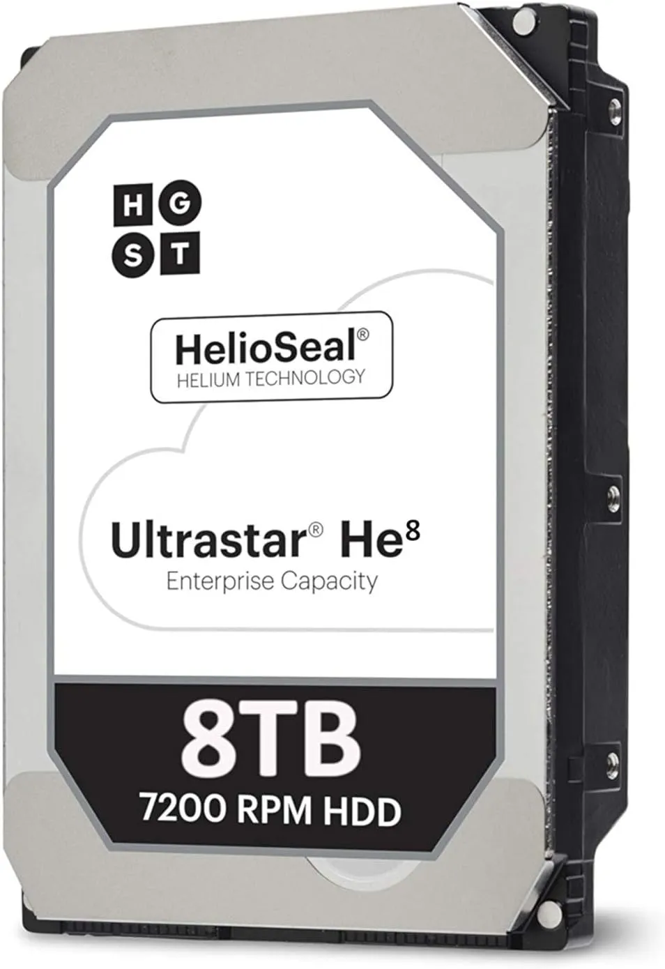 HGST Ultrastar 8TB 7200RPM SATA 6Gb/s 128MB Cache 3.5" Hard Drive HUH728080ALE600