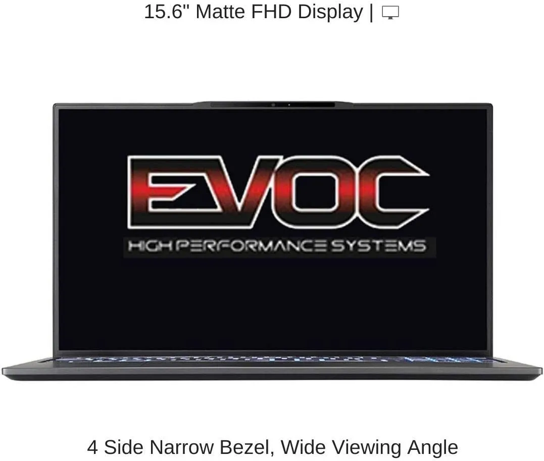 HIDevolution EVOC High Performance Systems N5501B (NS50MU) 15.6" FHD, 1.2 GHz i7-1165G7, Intel Iris Xe, 32 GB 3200MHz RAM, 16 TB PCIe SSD