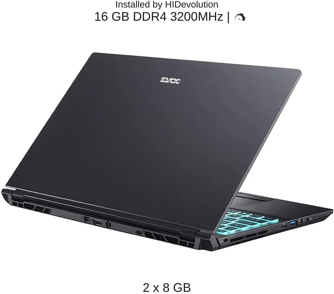 HIDevolution EVOC High Performance Systems PC503C (PC50HS) 15.6" FHD 144Hz, 2.3 GHz i7-11800H, RTX 3080, 16 GB 3200MHz RAM, 1 TB PCIe SSD