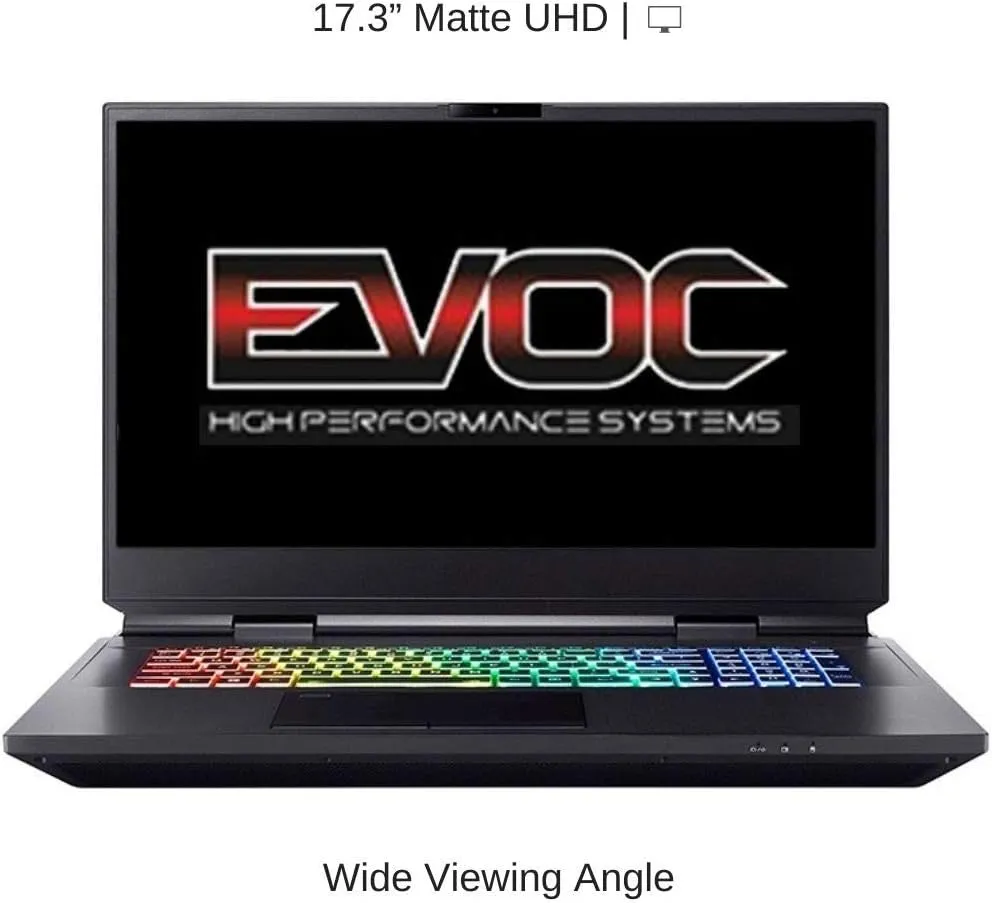 HIDevolution EVOC High Performance Systems X1702O (X170KM-G) 17.3" UHD, 3.5 GHz i9-11900K, RTX 3080, 32 GB 3200MHz RAM, 2 TB PCIe SSD