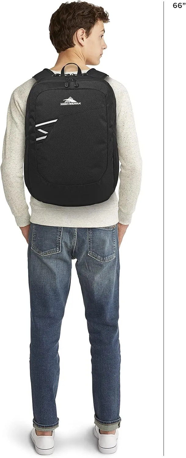 High Sierra Essential Backpack, Black, One Size