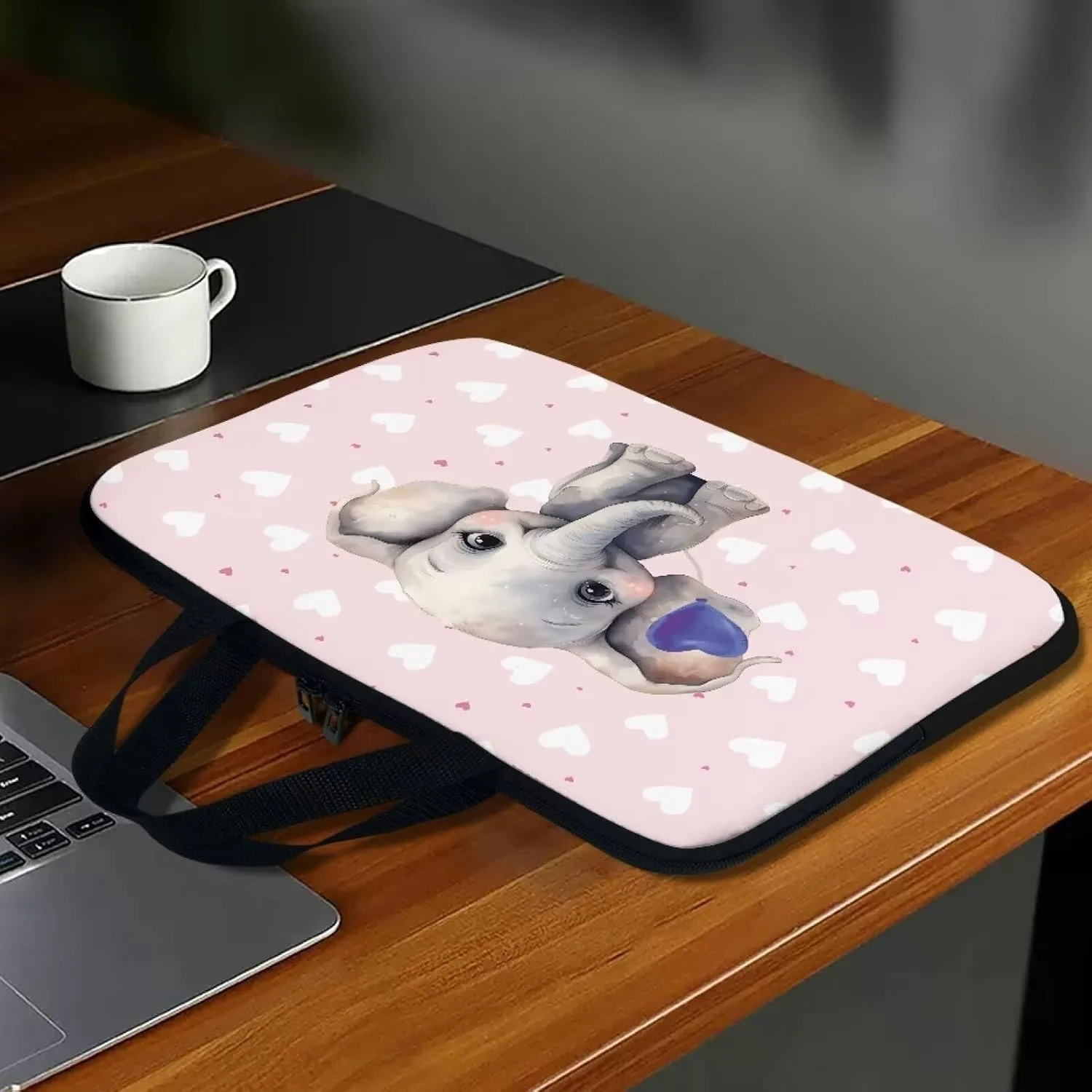 HUGS IDEA Computer Bag Laptop Sleeve Carrying Case with Handle Zipper Notebook Messenger Briefcase