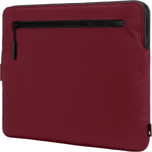 Incase Compact Laptop Sleeve with Flight Nylon MacBook/Laptop/iPad/Tablet Sleeve, and Cover, Lightweight, Weather Resistant, with Slip Pocket for Accessories (Cosmic Red, 14-Inch)