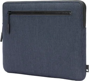 Incase Compact Laptop Sleeve with Woolenex - 14" MacBook/Laptop and iPad/Tablet Sleeve, Computer Case and Cover, Lightweight, Weather Resistant, with Slip Pocket for Accessories - Heather Navy