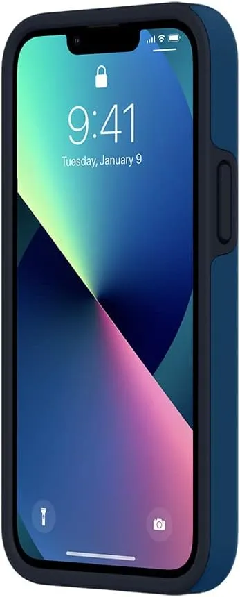 Incipio Duo Case Compatible with Apple iPhone 13 Mini [3.6 m Dropproof I MagSafe & Qi Wireless Charging Compatible I Extremely Robust Mobile Phone Case I Shock-Absorbing Case I Hybrid] Blue