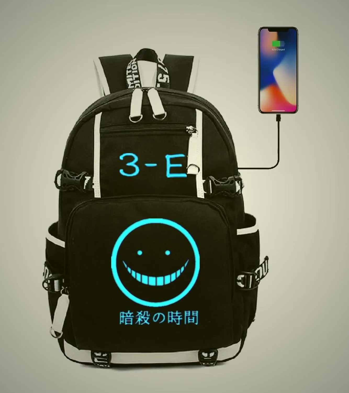 ISaikoy Anime Assassination Classroom Backpack Shoulder Bag Bookbag Daypack School Bag 4