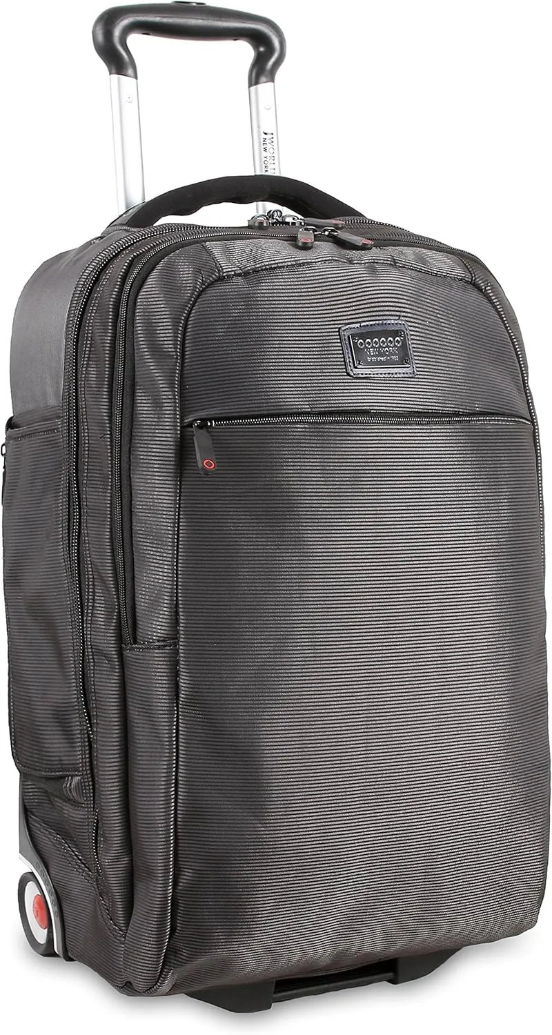 J World New York Bay Business Rolling Backpack