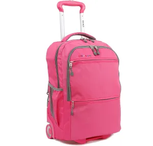 J World New York Walkway Rolling Backpack