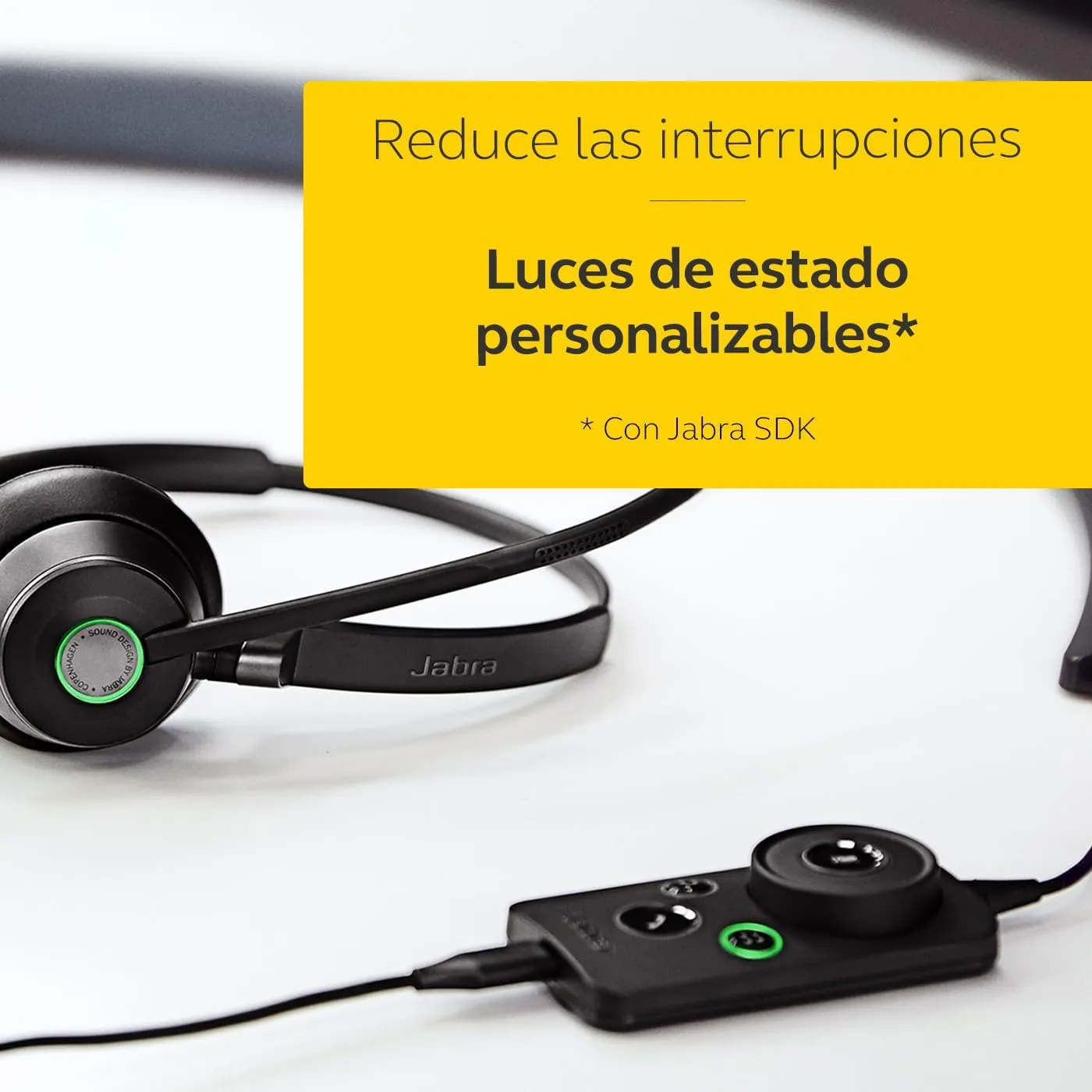 Jabra Engage 50 On-Ear Mono Headset - Microsoft Certified Digital Headphones with Cable - Passive Noise Cancelling for Softphones and Web Clients - USB-C Cable - Black