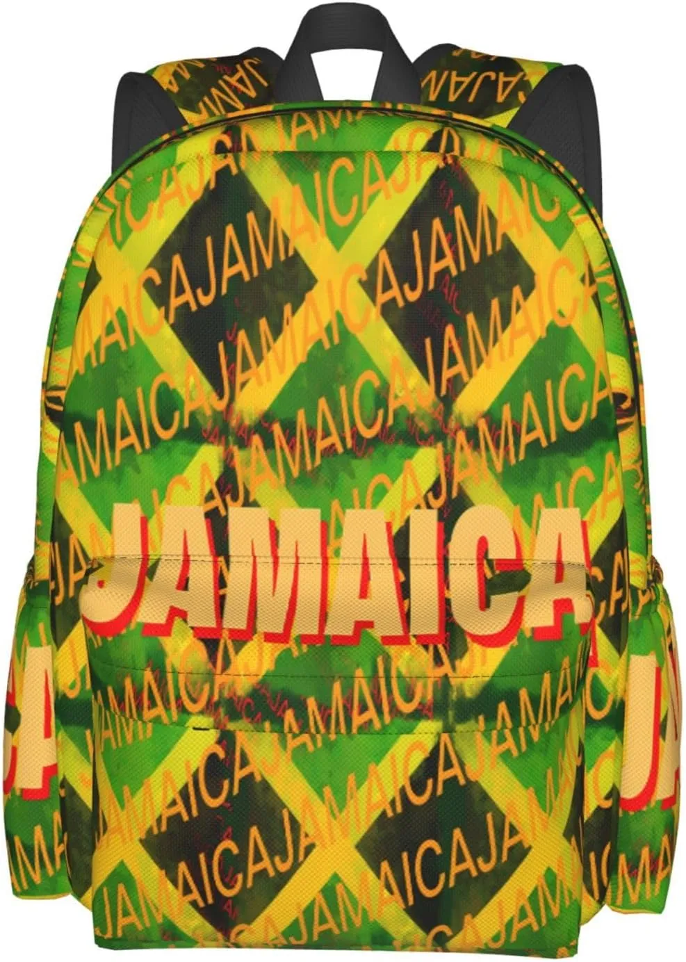 Jamaica Roots Jamaican Flag Laptop Backpack Work Travel Backpacks Business Rucksack Casual Outdoor Daypack with Adjustable Strap Bags for Sports Office Gym Hiking