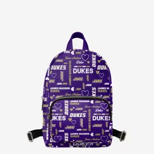 James Madison Dukes Logo Love Mini Backpack