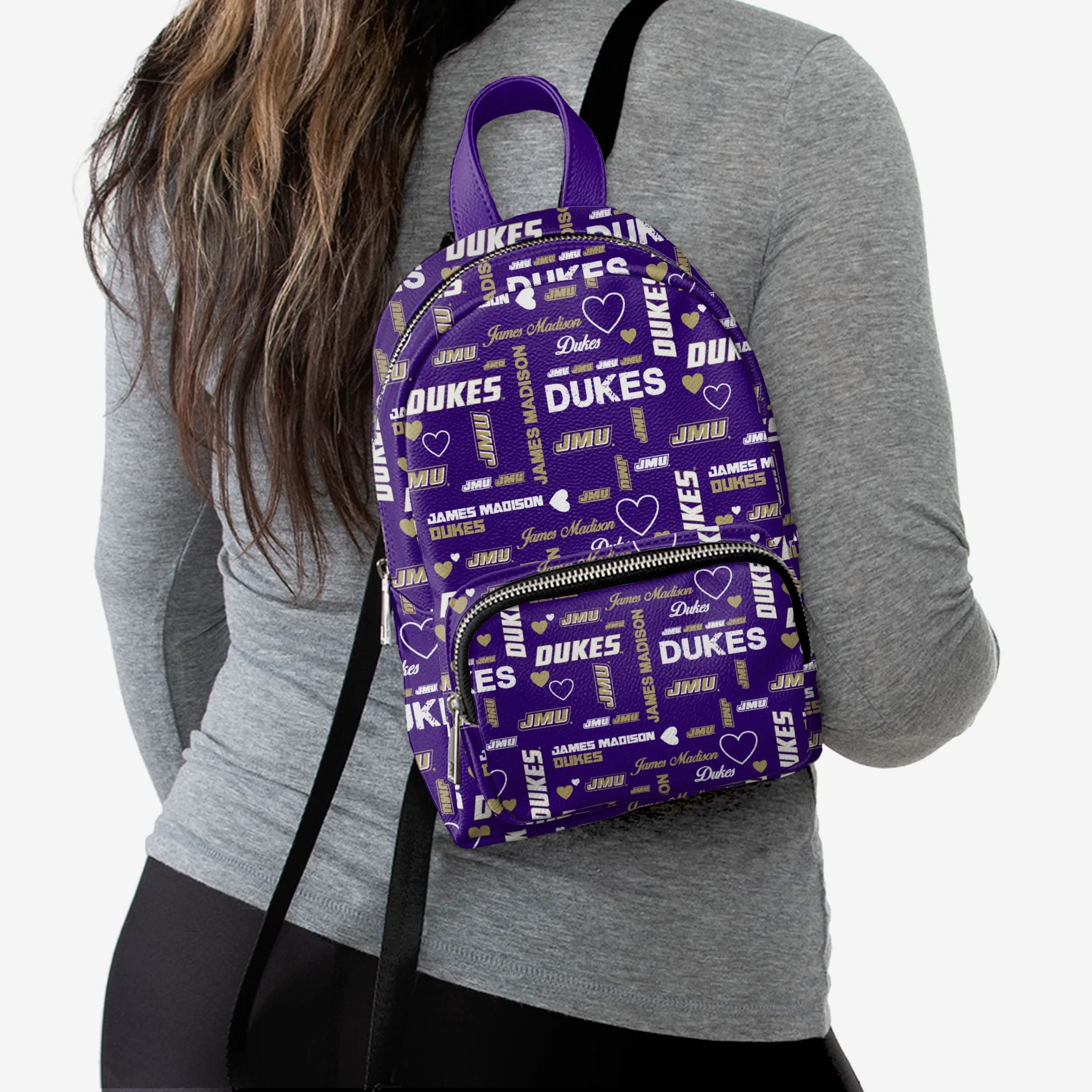 James Madison Dukes Logo Love Mini Backpack