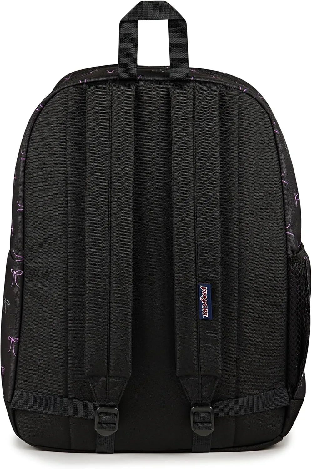 JanSport Cross Town Plus Backpack - Large Main Compartment, Side Water Bottle Pocket, 15-Inch Padded Laptop Sleeve - Bad Bows
