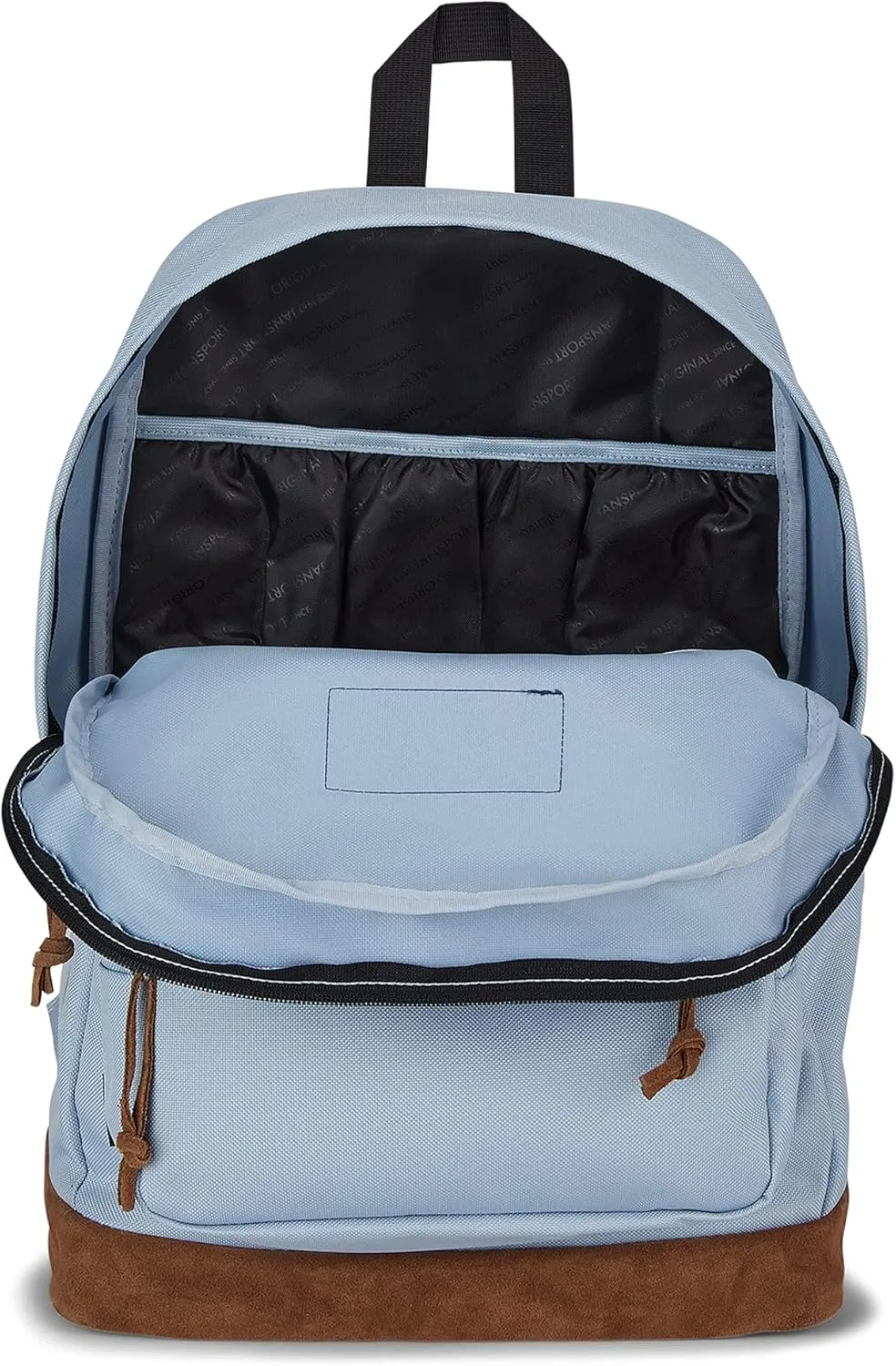 JanSport Right Pack Backpack - Durable Daypack with Padded 15" Laptop Sleeve, Spacious Main Compartment & Integrated Water Bottle Pocket - Blue Dusk