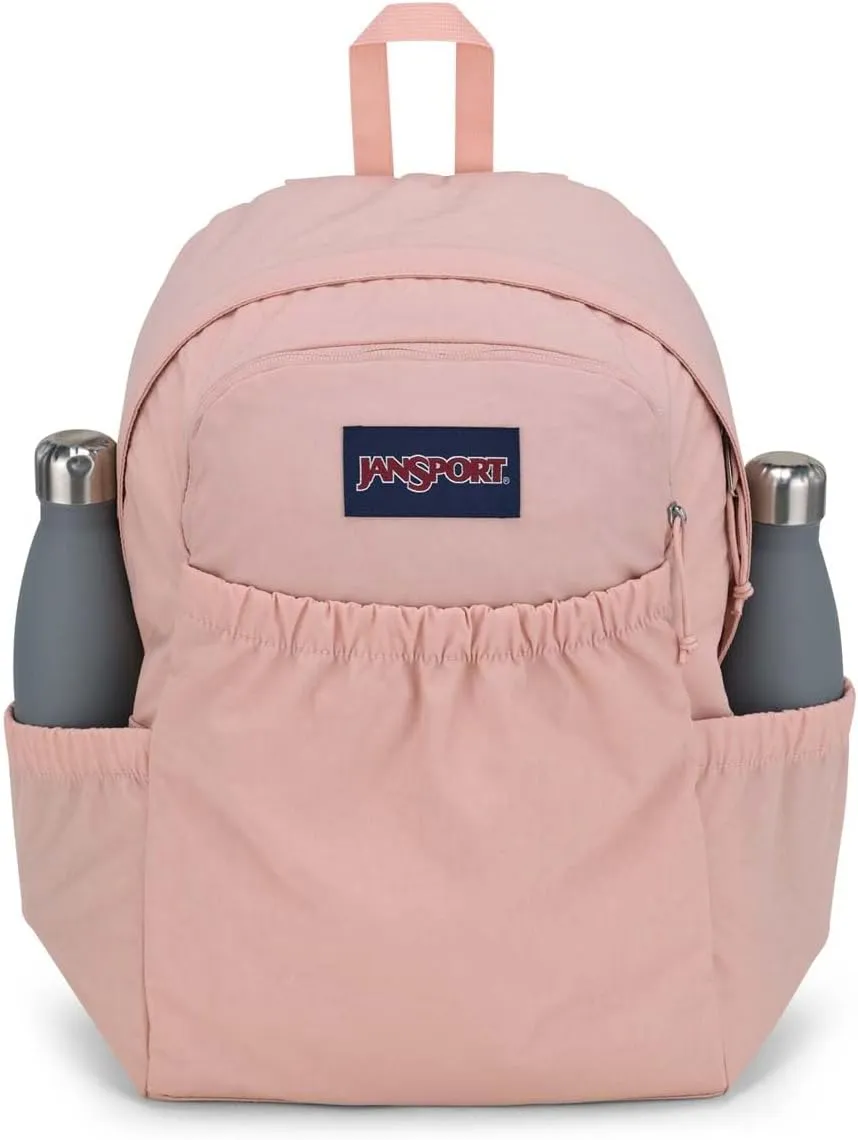 JanSport Slouch Pack - Fully Padded Back Panel - Comfortable and Ideal Storage - Misty Rose
