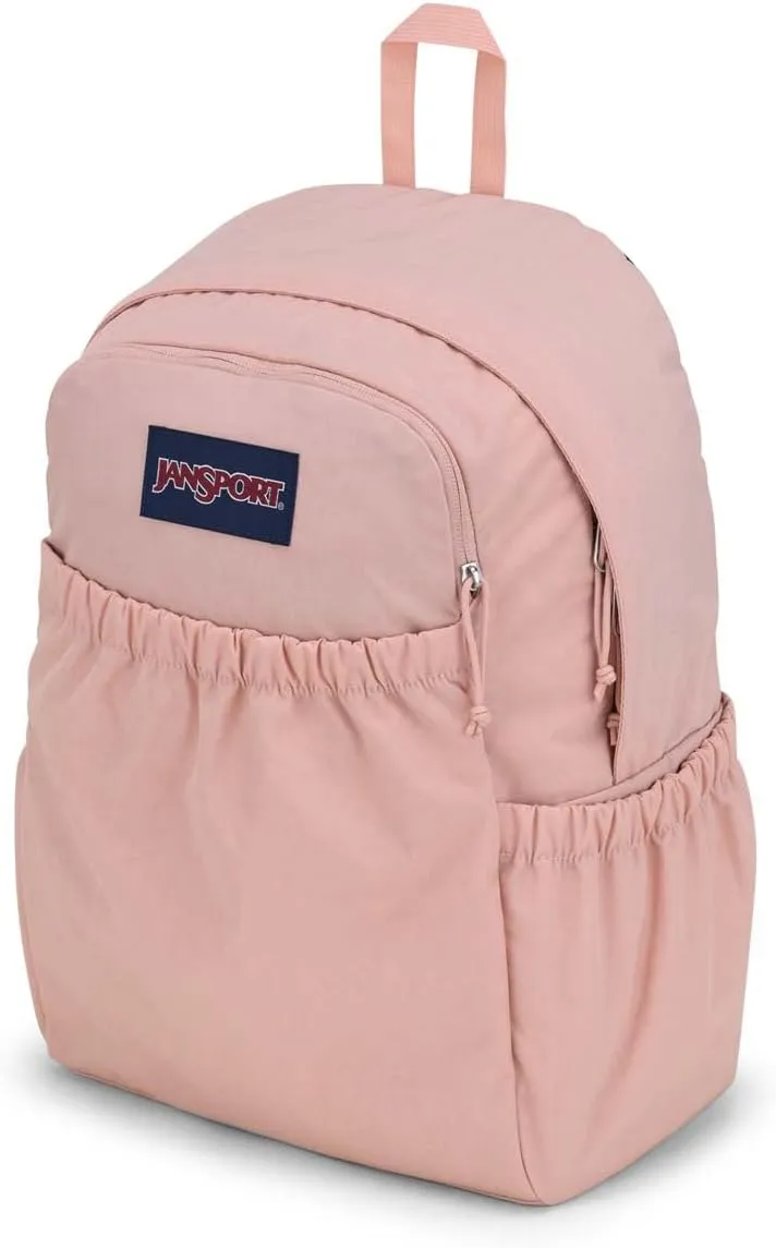 JanSport Slouch Pack - Fully Padded Back Panel - Comfortable and Ideal Storage - Misty Rose
