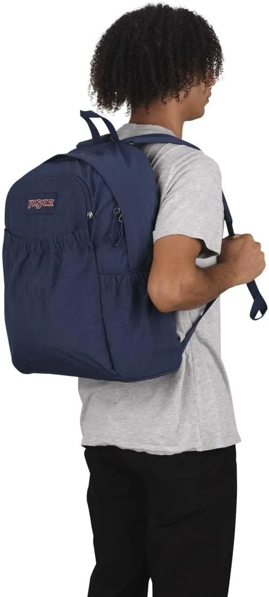 JanSport Slouch Pack - Fully Padded Back Panel - Comfortable and Ideal Storage - Navy