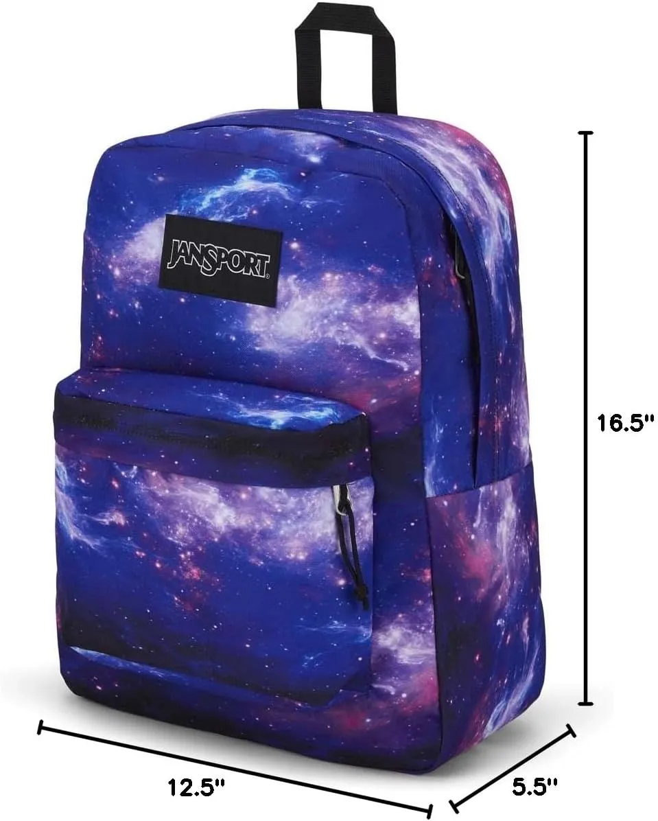 JanSport SuperBreak Plus Backpack with Padded 15-inch Laptop Sleeve and Integrated Bottle Pocket - Spacious and Durable Daypack for Work and Travel - Space Dust