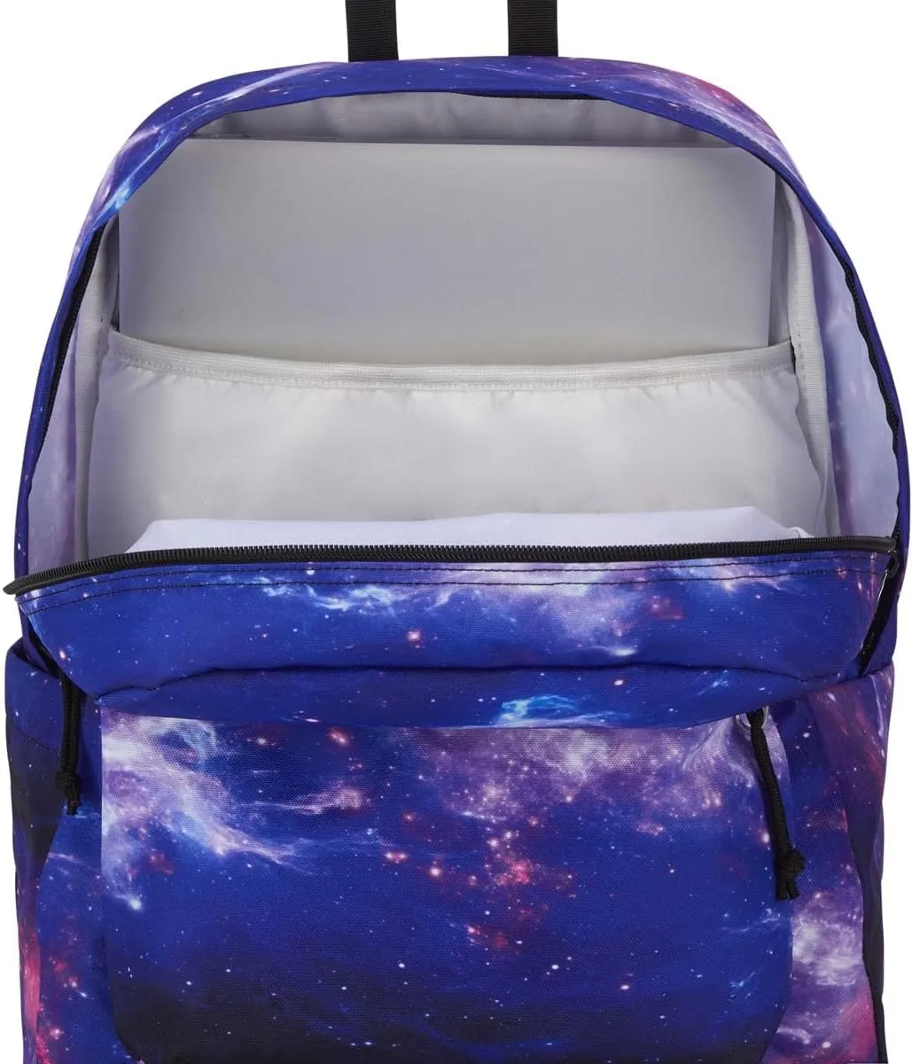 JanSport SuperBreak Plus Backpack with Padded 15-inch Laptop Sleeve and Integrated Bottle Pocket - Spacious and Durable Daypack for Work and Travel - Space Dust