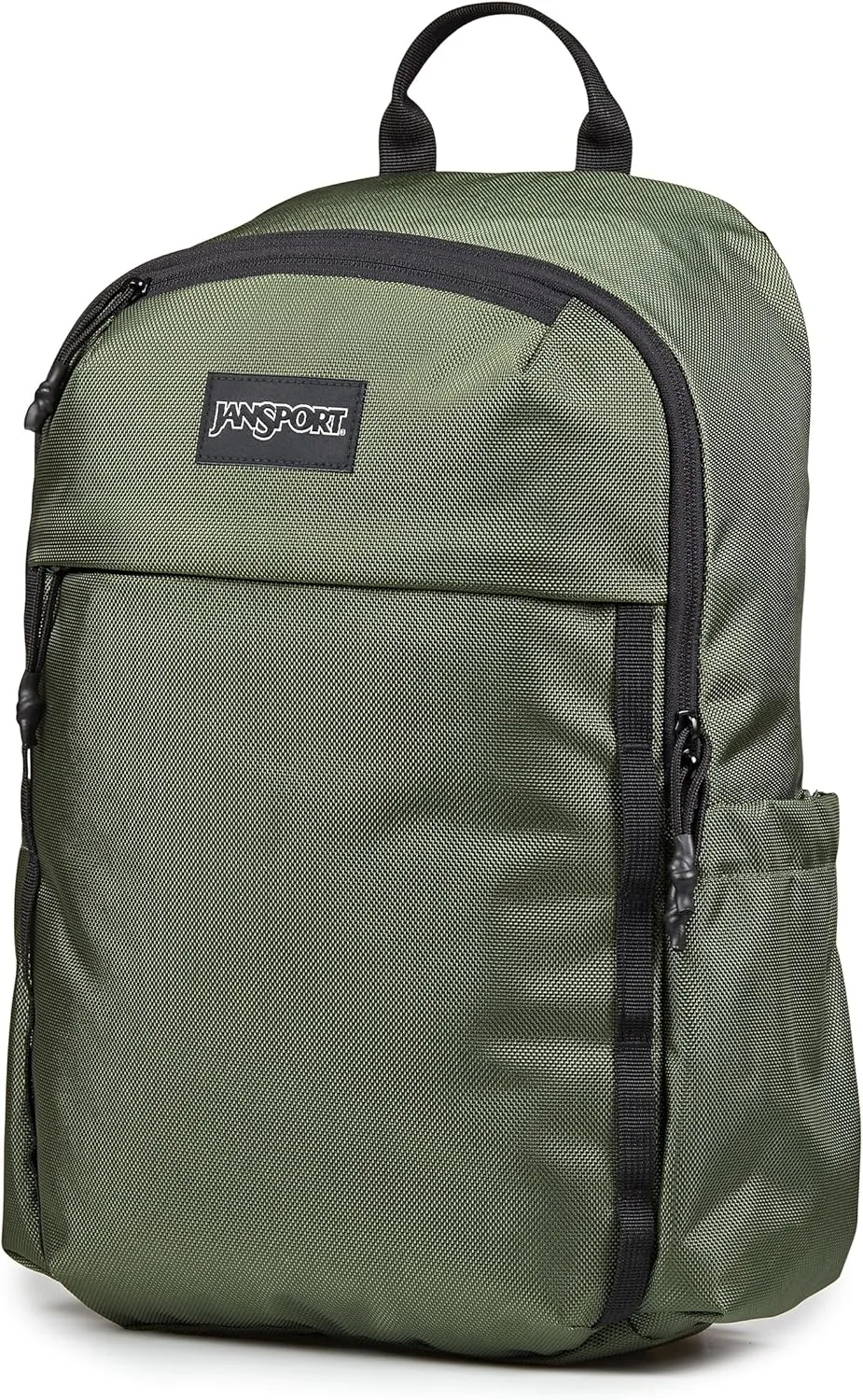 JanSport Venture Daypack – Travel Pack With Large Main Compartment, Padded Laptop Sleeve, Dual Water Bottle Pockets, and Attachment Buckles, Cargo Green
