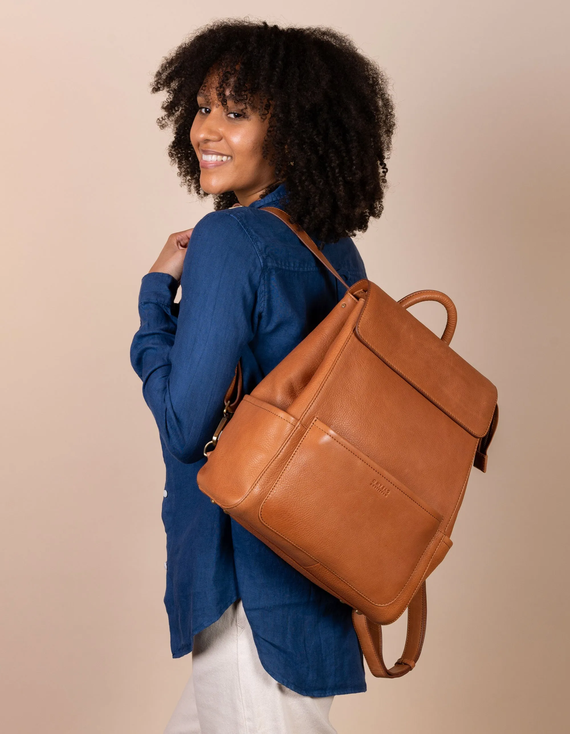 Jean Backpack - Wild Oak Soft Grain Leather