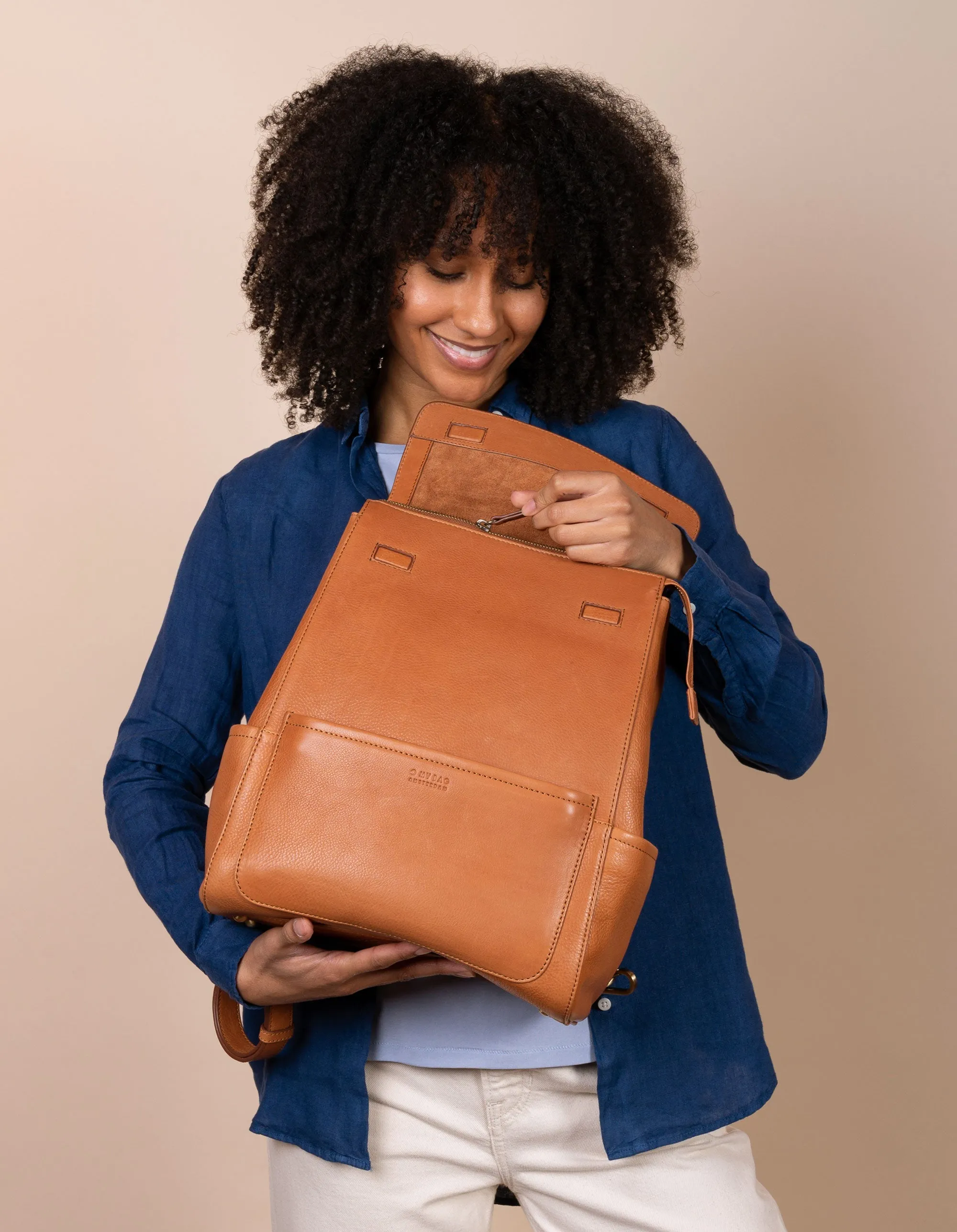 Jean Backpack - Wild Oak Soft Grain Leather
