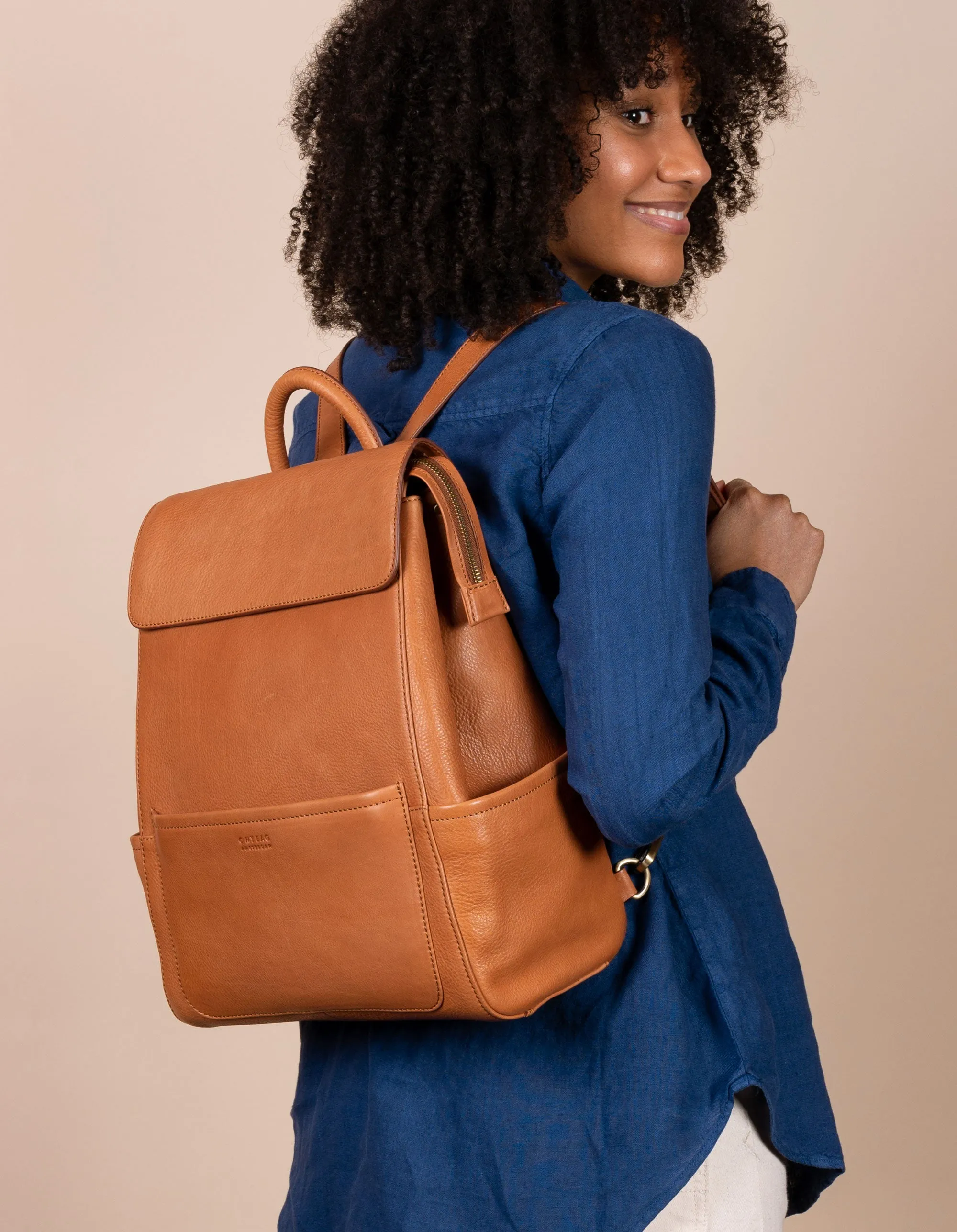 Jean Backpack - Wild Oak Soft Grain Leather