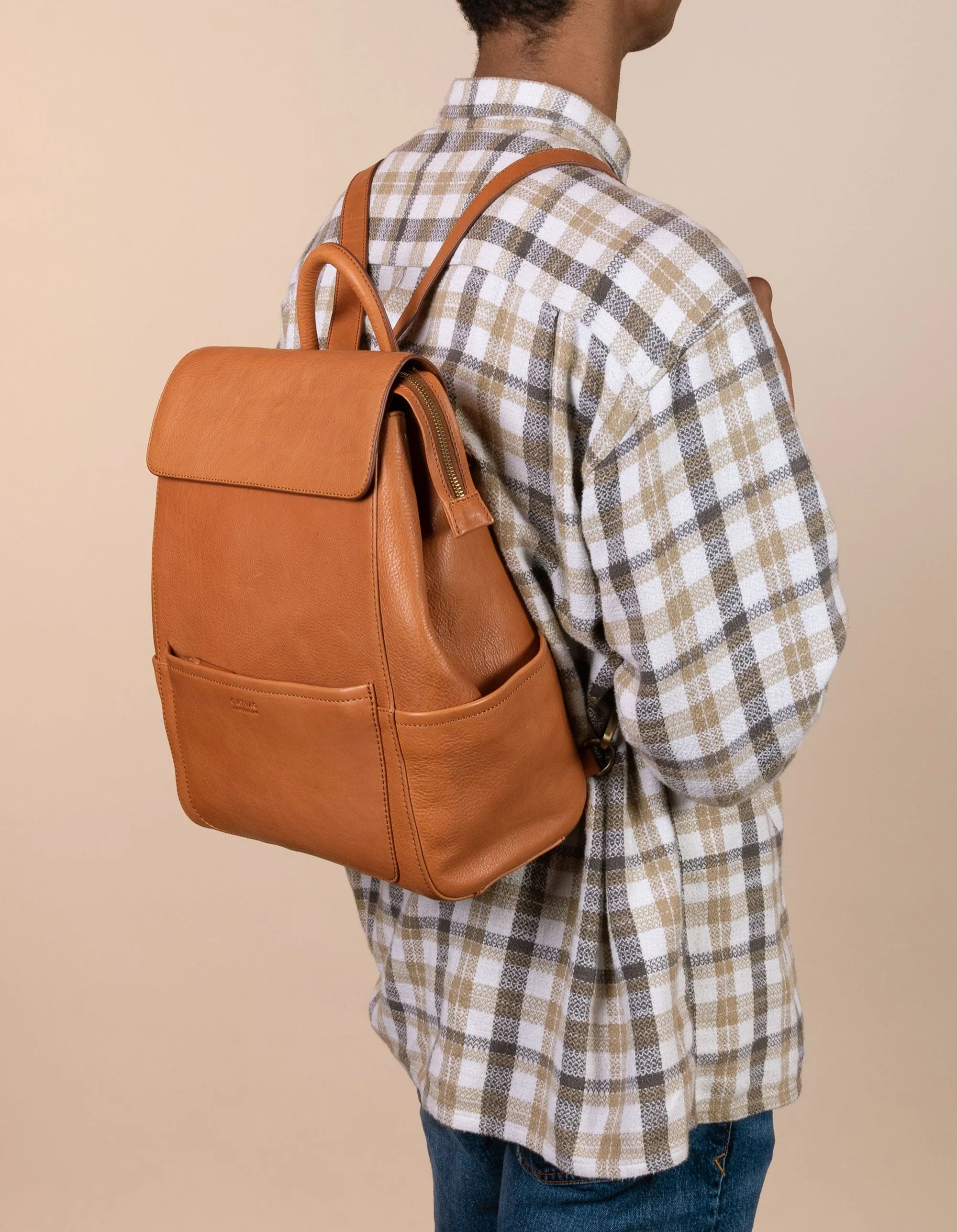 Jean Backpack - Wild Oak Soft Grain Leather