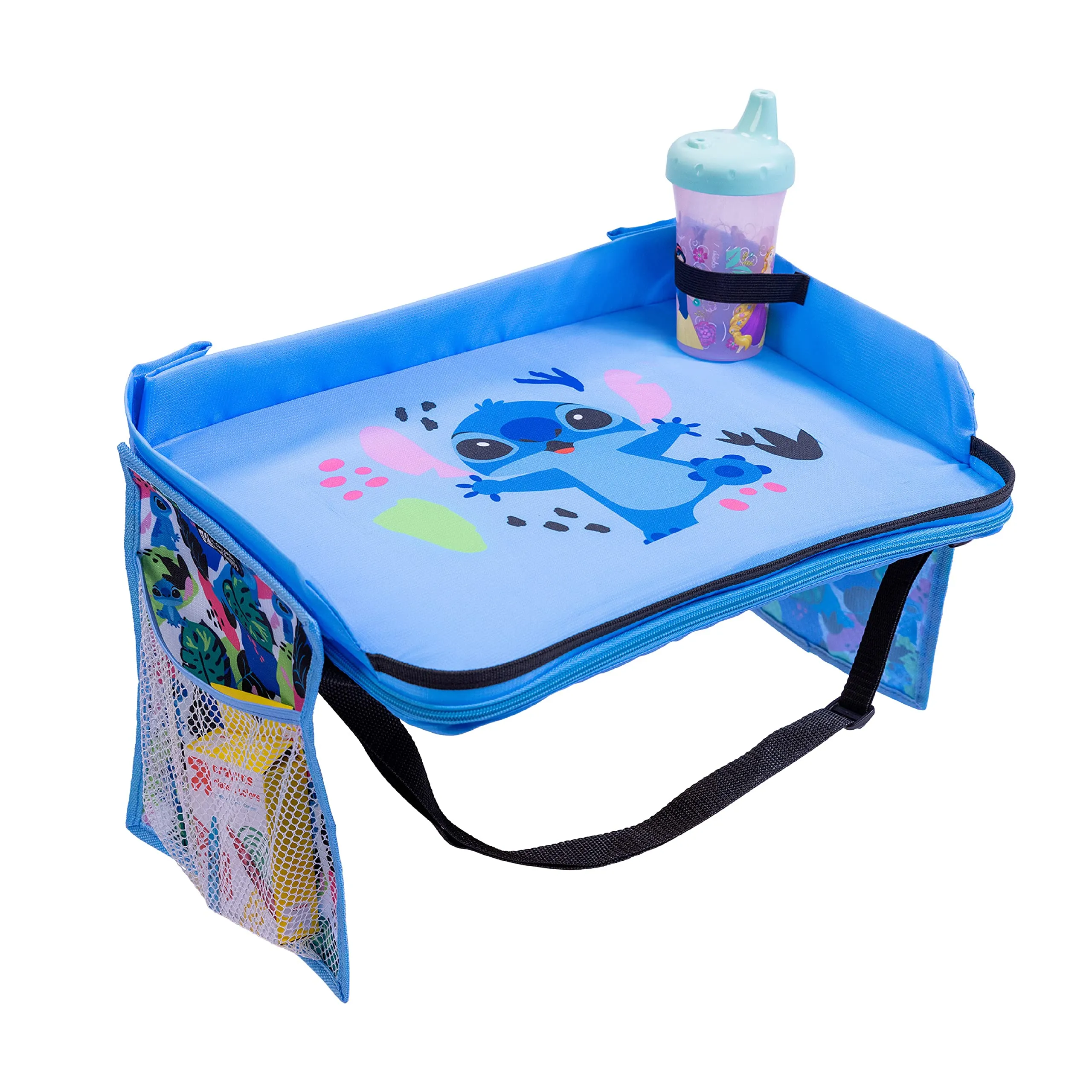 J.L. Childress Disney Baby by 3-in-1 Travel Tray & iPad Tablet Holder, Car Seat Lap Tray for Toddlers & Kids