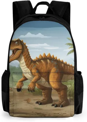 Jurassic Period Dinosaur Laptop Backpack for Men Women Travel Backpacks for Work Computer Bag Casual Backpack