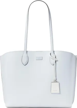 kate spade new york Suite Crossgrain Leather Large Work Tote, Taro Milk