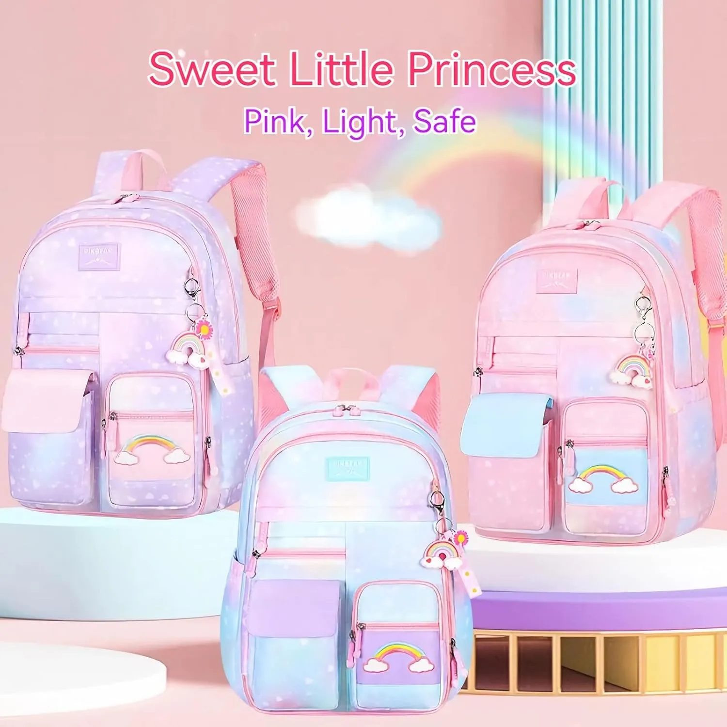 Kawaii Backpacks Refrigerator Door Bookbags for Aldult Backpack for Water-Resistant Primary Daypack