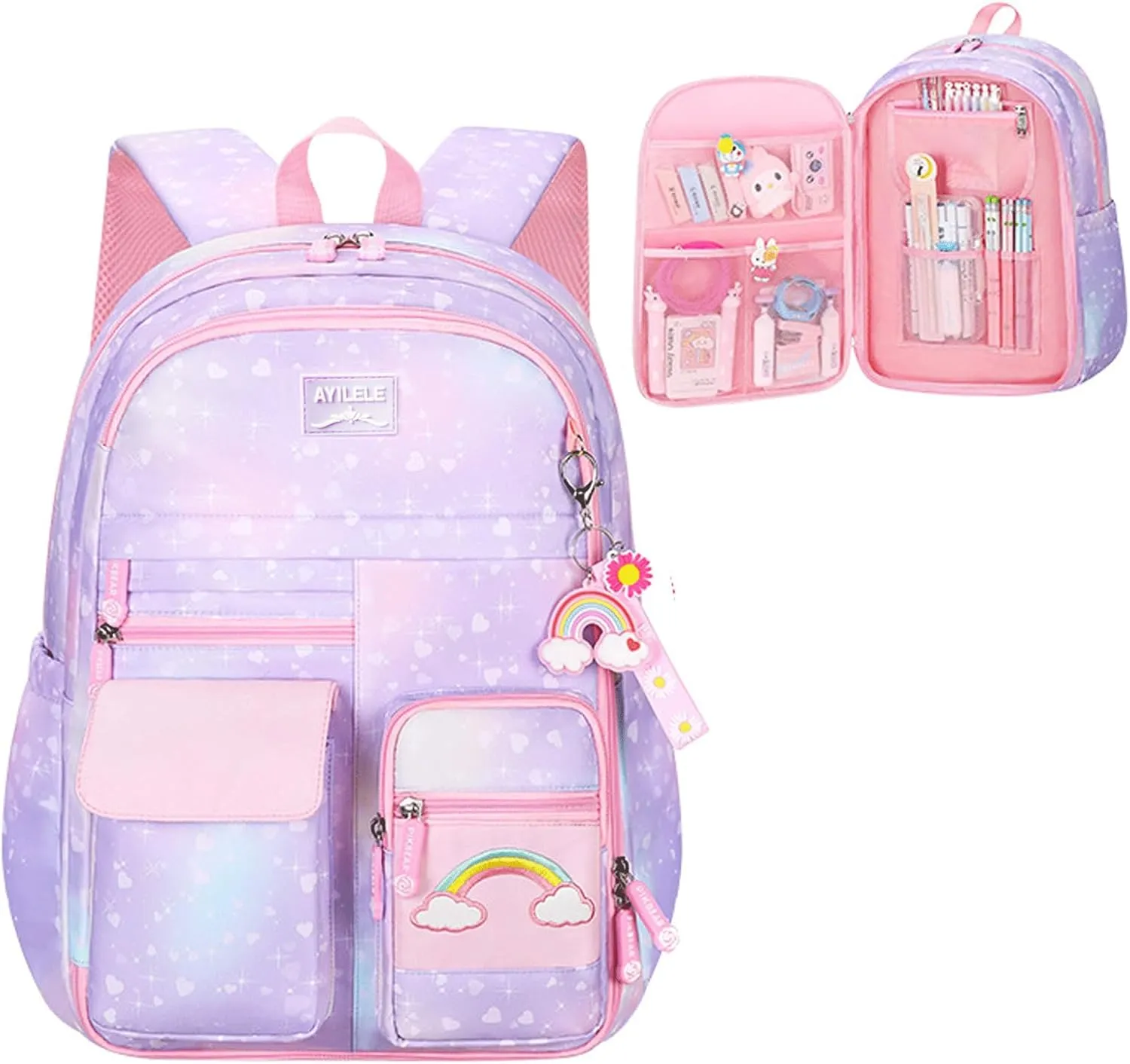 Kawaii Backpacks Refrigerator Door Bookbags for Aldult Backpack for Water-Resistant Primary Daypack