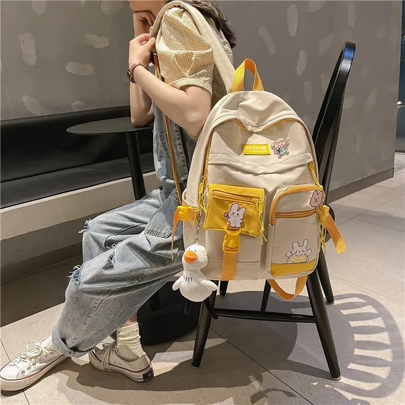 Kawaii Cute Patchwork Backpack