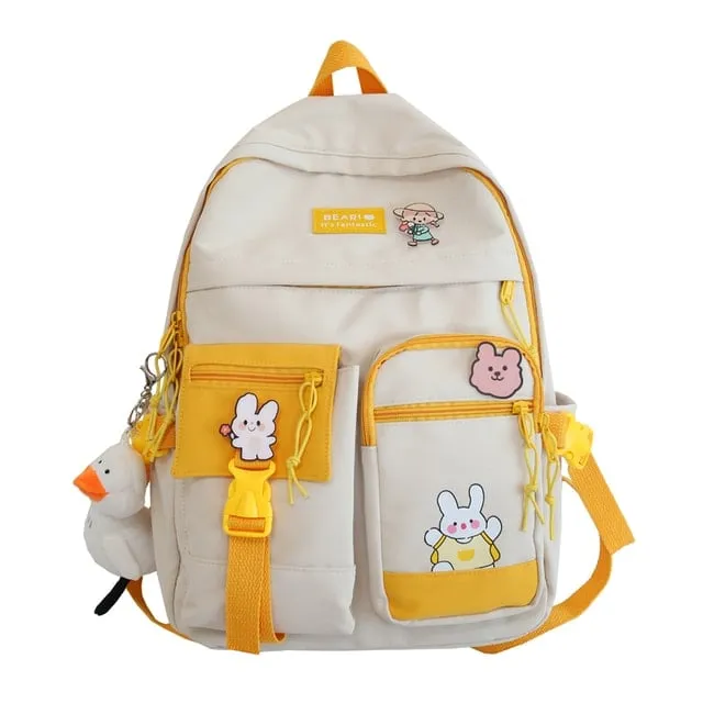 Kawaii Cute Patchwork Backpack