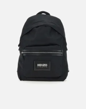 Kenzo Paris Kenzography svart ryggsäck för män