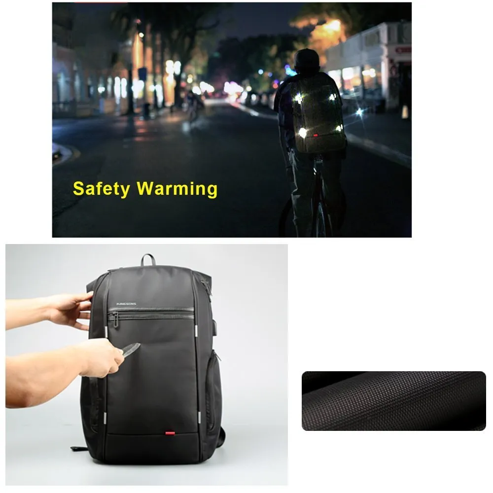 Kingsons Water-Resistant Anti-theft Backpack