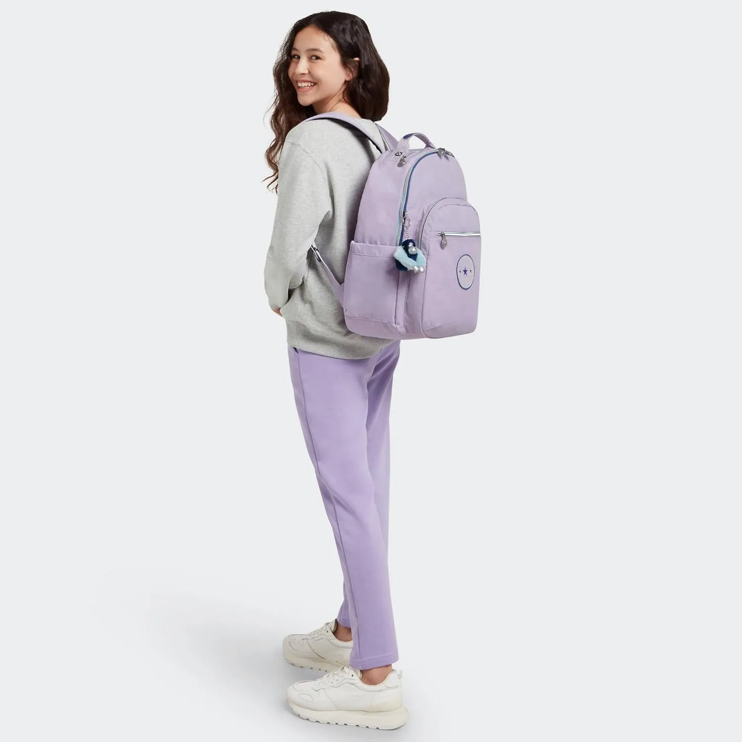 Kipling Women's Seoul 15" Laptop Backpack, Durable, Roomy with Padded Shoulder Straps, Built-In Protective Sleeve