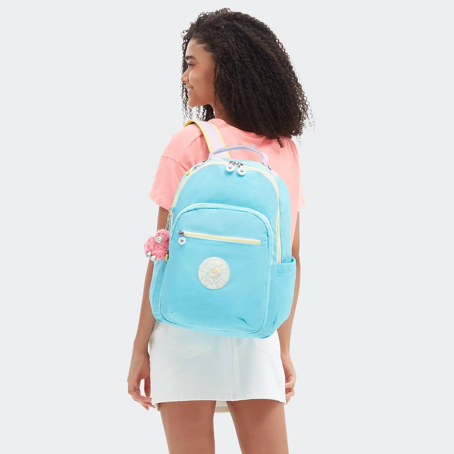 Kipling Women's Seoul 15" Laptop Backpack, Durable, Roomy with Padded Shoulder Straps, Built-In Protective Sleeve