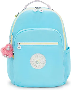 Kipling Women's Seoul 15" Laptop Backpack, Durable, Roomy with Padded Shoulder Straps, Built-In Protective Sleeve