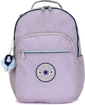 Kipling Women's Seoul 15" Laptop Backpack, Durable, Roomy with Padded Shoulder Straps, Built-In Protective Sleeve